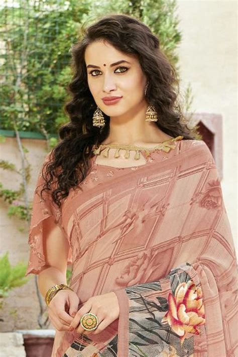 Inspiration Fashion Georgette Sarees Printed Sarees Silk Sarees