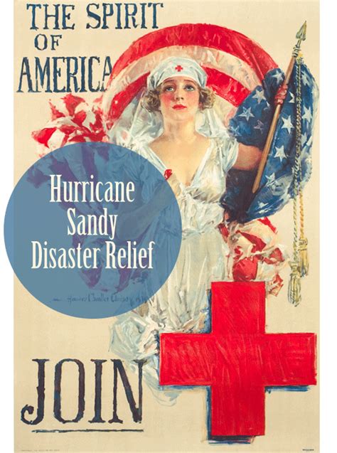 Hurricane Sandy Red Cross Disaster Relief Donation International Poster Blog