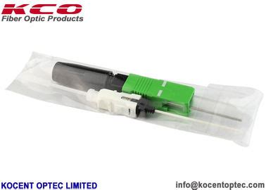 Hot Melt Splice On Fiber Optic Fast Connector SC APC Green Color 0 2dB Insertion Loss