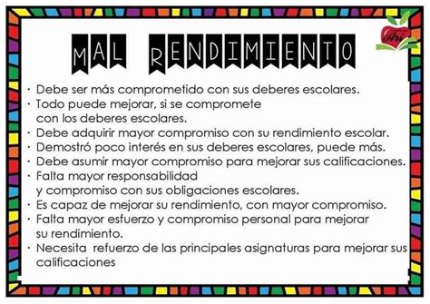 Pin De Alma Dalia En 1 Frases Para Evaluar Informes Escolares