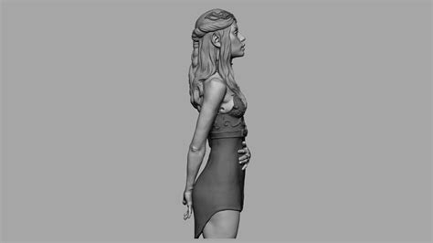 Stl File Female Elf Bust ♀️・3d Printer Model To Download・cults