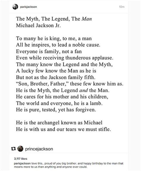 Prince Jackson Pens Heartfelt Poem For Michael Jacksons 58th Birthday