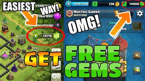 Omg Get Free Gems In Clash Of Clans And Clash Royale Easiest Way