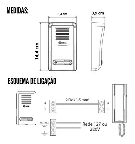 Interfone Hdl Porteiro Eletr Nico F Somente Unidade Externa