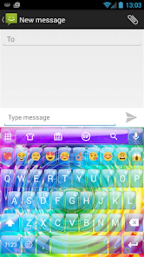 Emoji Keyboard Glass Ripple Android