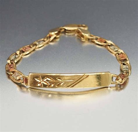 Vintage Solid 14k Gold Id Bracelet 14grams Boylerpf