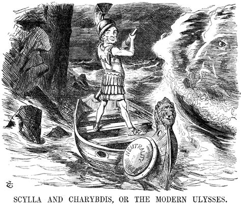 Filescylla And Charybdis Or The Modern Ulysses By John Tennielpng