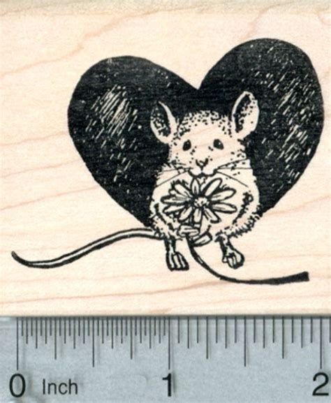 Flower Rubber Stamps - RubberHedgehog Rubber Stamps