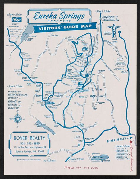 Map Of Eureka Springs Arkansas - Winni Karilynn