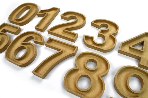 Mdf Fillable Numbers 18mm Hollow Numbers Fillable Empty Hollow Numbers Wooden Numbers