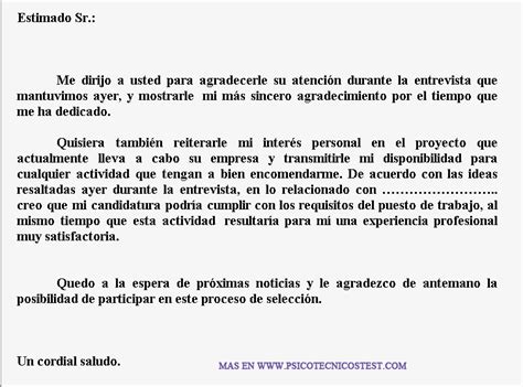 Top 88 Imagen Modelo De Carta De Agradecimiento Por Entrevista Laboral Abzlocal Mx