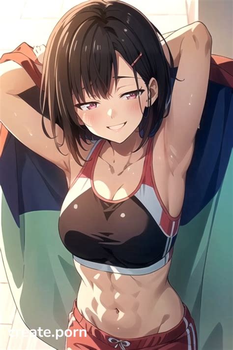 Close Up Arms Up Mischievous Smiling While Blushing Ai Porn