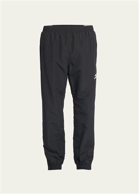 Balenciaga Men S Nylon Track Pants Bergdorf Goodman