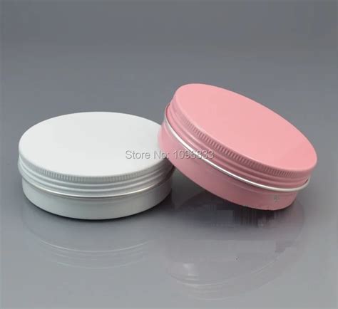 G Aluminum Jar Ml Cosmetic Aluminium Can Metal Box Pink Color