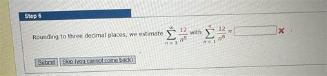 Solved Rounding to three decimal places, we estimate | Chegg.com