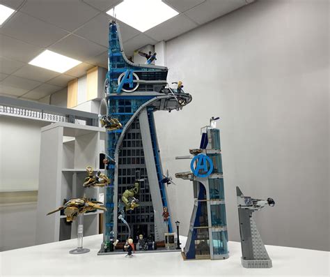 Comparing All the LEGO Avengers Tower Sets | iDisplayit