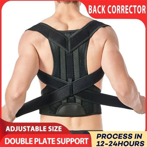 3xL Correcteur de Posture de Clavicule réglable Hommes Femmes Orthèse