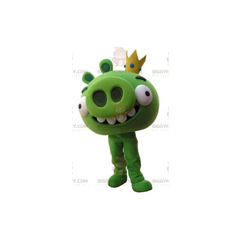 BIGGYMONKEY™ Angry Birds mascot costume. Green