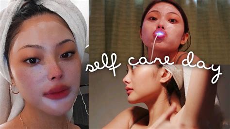 My Self Care Day At Home Relaxing Pamper Routine Youtube