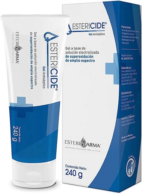 Estericide Gel Antiséptico para Heridas y Quemaduras Cicatrizante y