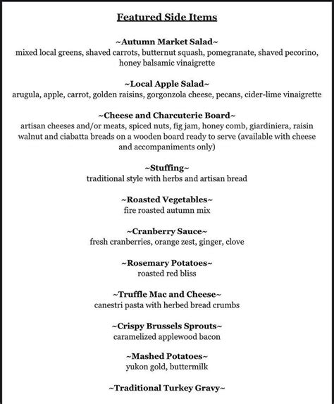 Menu at Sovana Bistro restaurant, Kennett Square