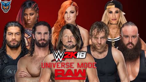 Wwe 2k18 Universe Mode Raw Intro 2 Youtube