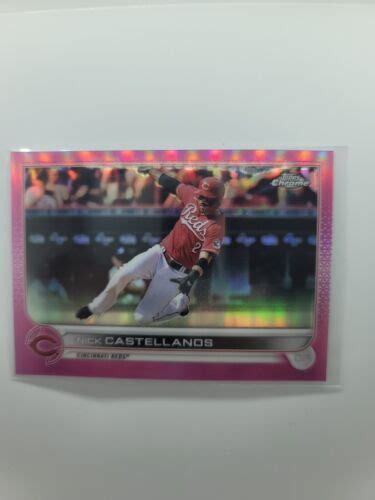 Nick Castellanos 2022 Topps Chrome Pink Refractor 4 EBay