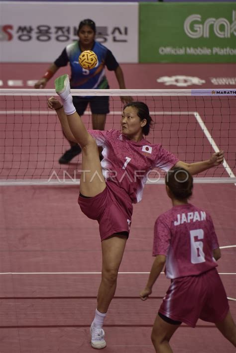 Sepak Takraw Penyisihan Quadrant Antara Foto