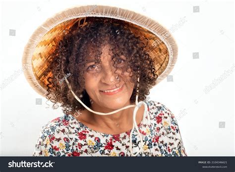 Closeup Portrait Smiling Brazilian Mature Woman Stock Photo Shutterstock
