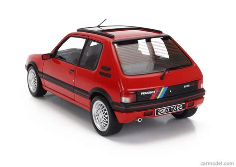 NOREV 184846 Scale 1 18 PEUGEOT 205 1 9 GTi PTS RIMS 1992 RED