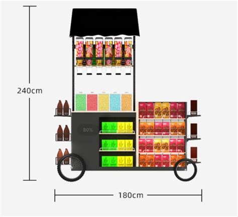 Carro De Soluci N De Exhibici N De Alimentos A Granel Para Supermercado
