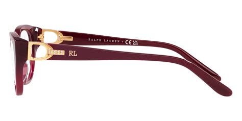 Ralph Lauren™ Rl6227u 5912 52 Shiny Opal Burgundy Eyeglasses