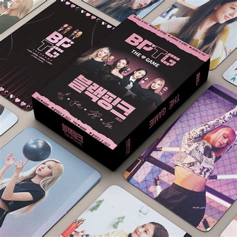 Pcs Caixa Blackpink Photocards The Game Bptg Lomo Cart O Postal De