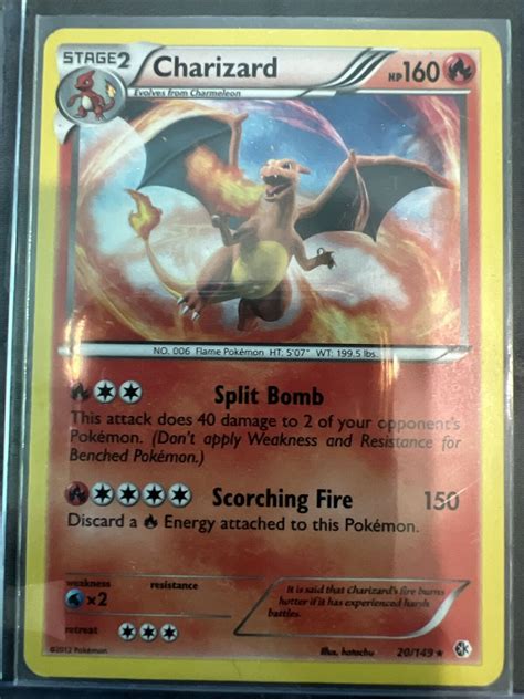 Pok Mon Tcg Charizard Boundaries Crossed Holo Holo Rare Ebay