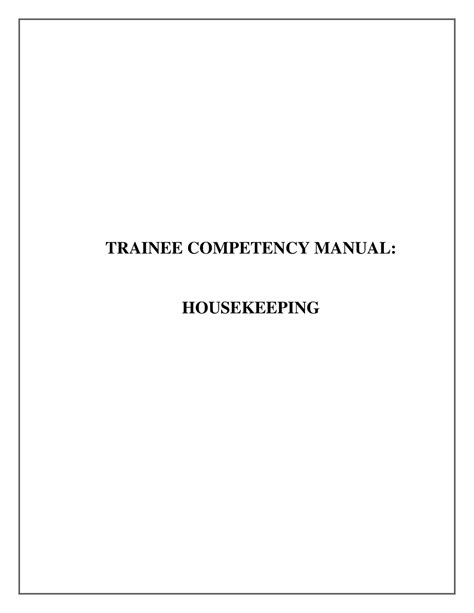 Micros Opera Training Manual Housekeeping 13