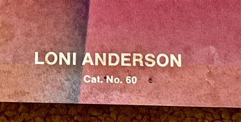 Vintage Loni Anderson White Bikini Swimsuit Poster Size X VG