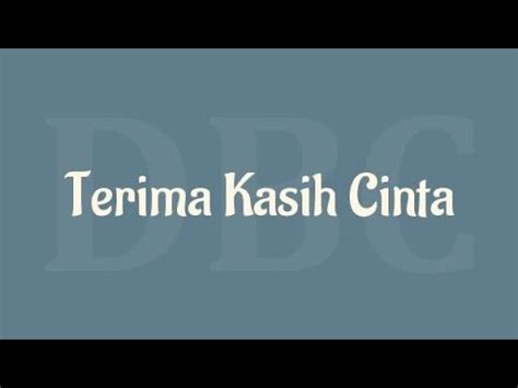 Terima Kasih Cinta Joy Tobing Acoustic Cover Youtube