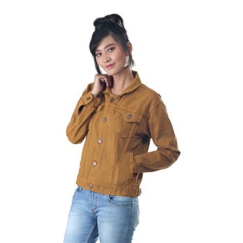 Jaket Wanita Ssp 742 Jeans Coklat L Xl Rp 187000 Jaket Wanita