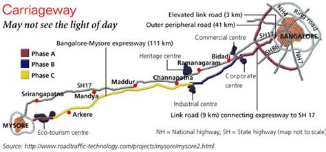 Bangalore To Mysore New Road Map - Arlena Nataline