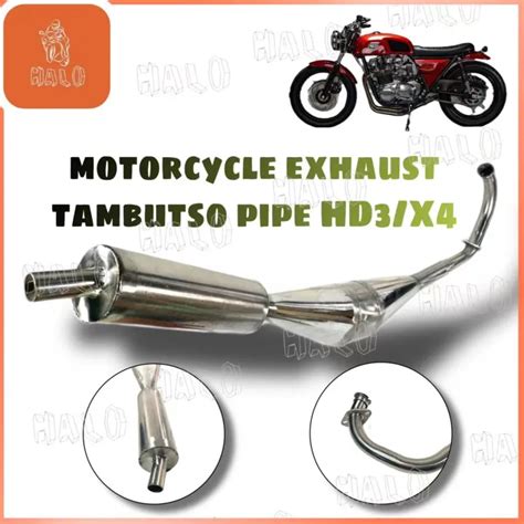 HALO MOTOR MOTORCYCLE TUNE EXHAUST TAMBUTSO HD3 X4 Lazada PH