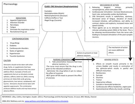 Pharmacology Concept Map Template