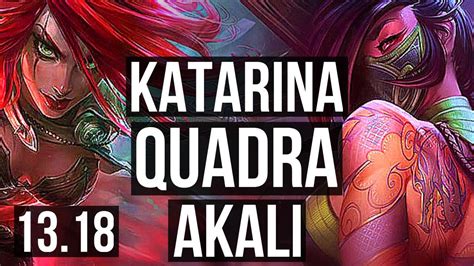 KATA Vs AKALI MID Quadra 1 3M Mastery 500 Games KR Master 13