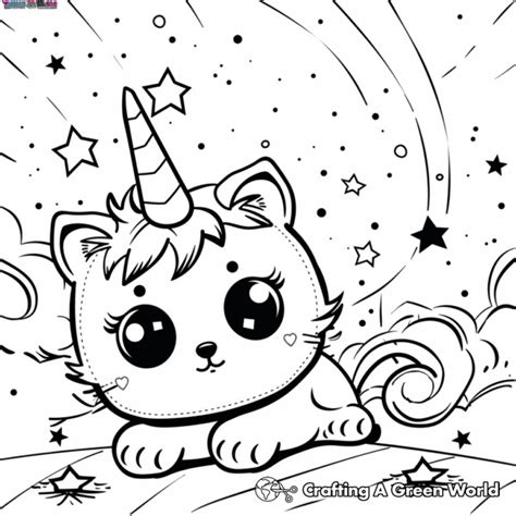 Unicat Coloring Pages Free Printable