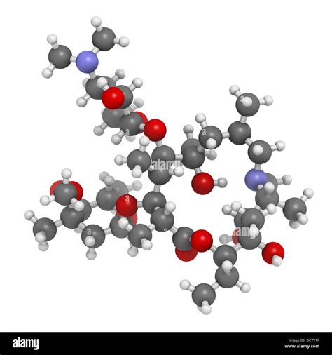 Azithromycin Antibiotic Drug Macrolide Class Chemical Structure