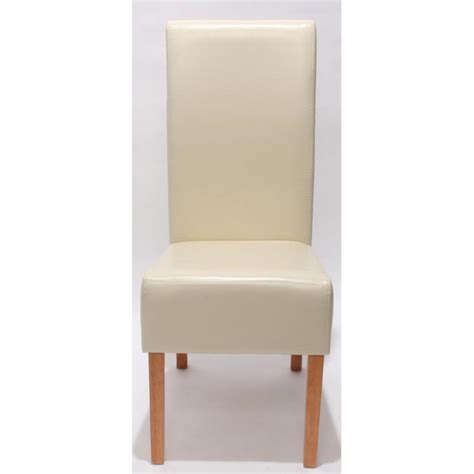 er Set Esszimmerstuhl Küchenstuhl Stuhl Latina LEDER creme helle