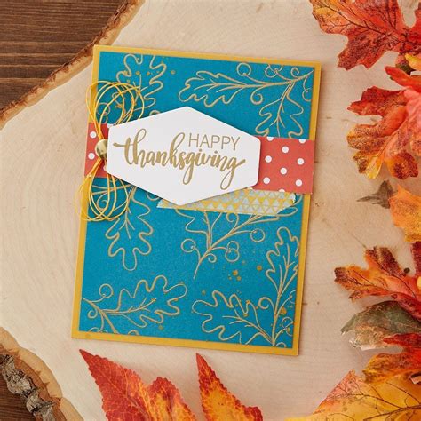 Elegant Handmade Thanksgiving Card With Fsj Handmade Paper Crafts