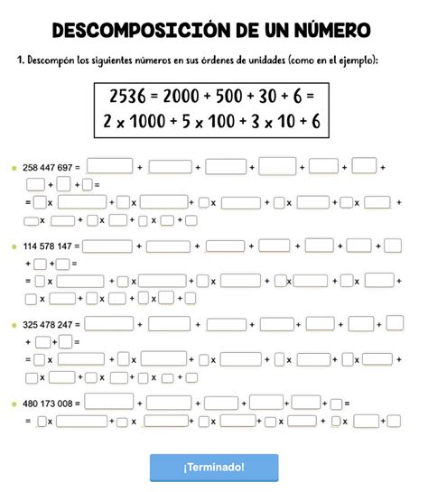 En Nuestra Clase De Primaria Matem Ticas Sistema De Numeraci N Decimal