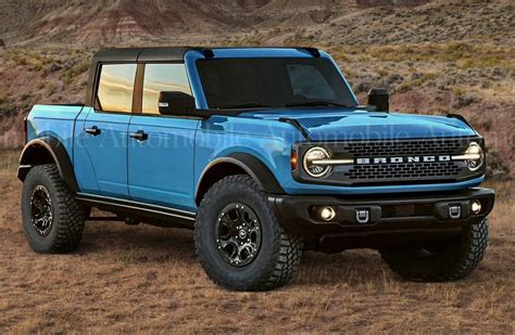 Ford Bronco Pickup Render Mega Autos