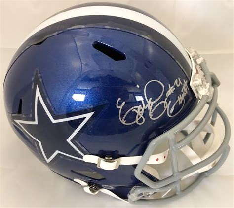 Ezekiel Elliott Signed Cowboys Full-Size Helmet (Beckett COA ...