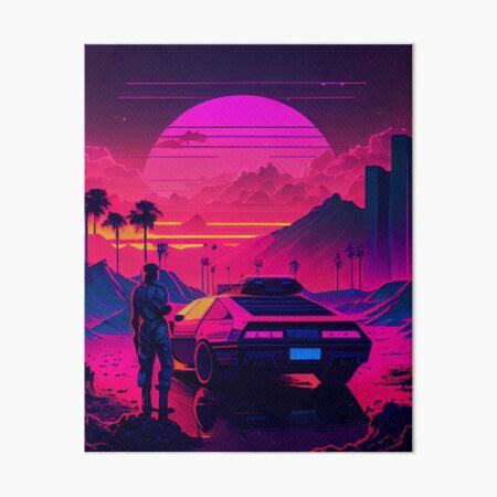 "Retrowave Synthwave 80s Design For The Eighties Music Lovers" Art ...